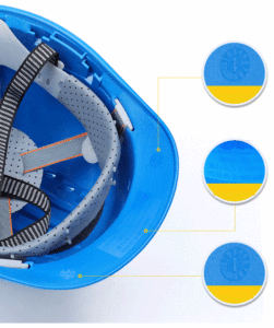 بيع مباشر من المصنع قبعة صلبة طراز V تهوية ساخنة ABS مع عاكسات متعددة الألوان - Product Image 2