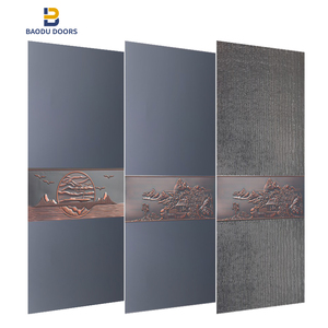 Gợn sóng thép không gỉ tấm kim loại khắc Tấm Báo Chí dập nổi kim loại cửa da cho cửa thép an ninh - Product Image 4