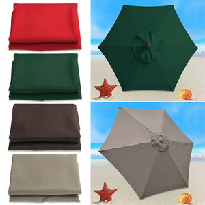 Couverture de parapluie de loisirs de cour extérieure anti-pluie crème solaire Uv parapluie tissu Polyester remplacement jardin <span class=keywords><strong>Parasol</strong></span> couverture en tissu - Product Image 5