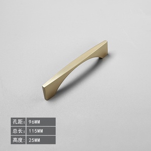 Modern Hotel Cabinet Dresser <b>Bathroom</b> Kitchen Use Home Gym Minimalist Zinc Alloy <b>Pull</b> <b>Handle</b> for Drawers Bedroom Wardrobe - Product Image 1