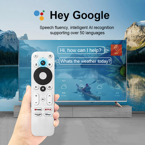 New Voice <strong>Remote</strong> <strong>Control</strong> Compatible for Google <strong>TV</strong> Set-top <strong>Box</strong> H96 Max HAKOPRO <strong>Android</strong> <strong>MECOOL</strong> SKYWORTH Google Certified <strong>TV</strong> Stick - Product Image 3