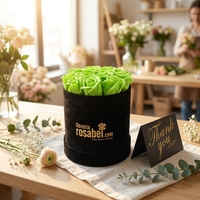 Boîte à chapeau cylindrique en velours fantaisie de haute qualité / Boîte cadeau en matériaux recyclés avec pelliculage mat et gaufrage personnalisable OEM