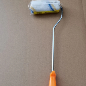 Rouleau à <span class=keywords><strong>peinture</strong></span> mural de 4 pouces, bleu et jaune, avec long manche en plastique, mini-rouleau de <span class=keywords><strong>peinture</strong></span>, directement de l'usine chinoise - Product Image 1