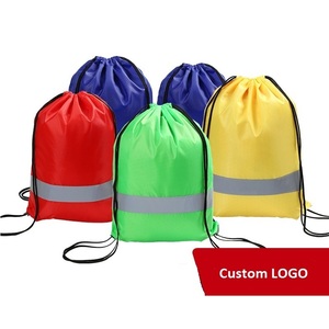 Mochila con Cordón Ajustable de Poliéster Personalizada para Correr, Bolsa con Cordón para Gimnasio, Entrenamiento, Natación y Gimnasio - Product Image 2