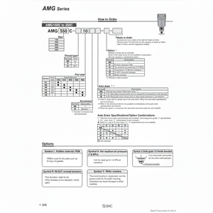 อุปกรณ์แยกน้ำ AMG450C-04BD นิวเมติก SMC - Product Image 1