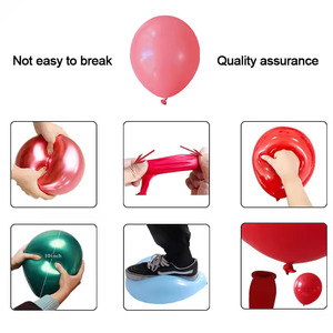 Venta al por mayor Venta caliente Niños Suministros <span class=keywords><strong>de</strong></span> fiesta <span class=keywords><strong>de</strong></span> cumpleaños Boda Baby Show 200PCs Globo <span class=keywords><strong>de</strong></span> látex Pastel 5 pulgadas Macarons Globos - Product Image 3