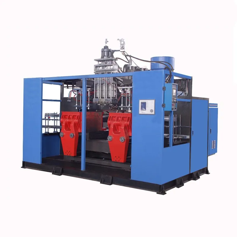 Double station double die head blow molding machine for 5L plastic drum