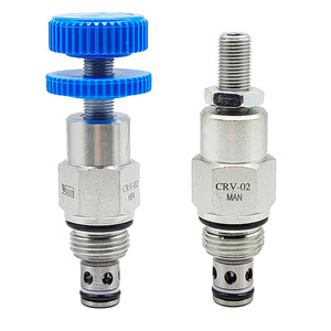 Vanne de régulation hydraulique CRV-02 à action directe hexagonale interne avec bouton de réglage bleu - Product Image 1