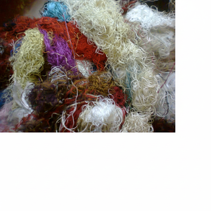 Sari residuos de seda para Spinners textiles, artistas textiles - Product Image 1