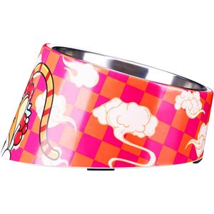 Comedero para Perros y Gatos con Diseño Innovador Antiderrames, Inclinado 15 Grados, Antideslizante, Forma Redondeada, Capacidad de 0.5 Tazas - Product Image 1