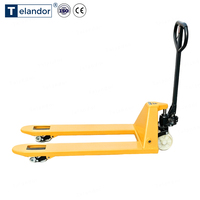 Chariot élévateur autoportant semi-électrique 0,5-1 tonne, transpalette manuel autoportant, machine à empiler les palettes – Vente chaude