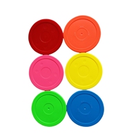 Palets de hockey sur air 73 mm en plastique pour jeux d'arcade à monnayeur, pièces de table de hockey sur glace, six couleurs