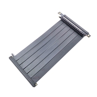 Câble Riser PCIe 5.0 X16 en Cuivre Étamé Double Inversé et Droit pour Extension GPU GEN5 pour Boîtier ITX A4 Ordinateur RTX5090
