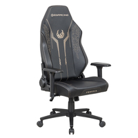 Chaise de bureau ergonomique haut de gamme en cuir pour gamer, chaise d'ordinateur de course avec fonction massage, hauteur de siège réglable et pivotante