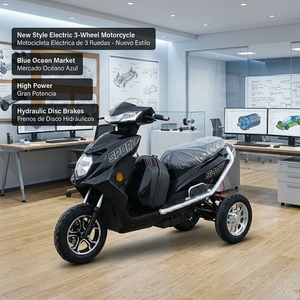 Tricycle électrique professionnel à <span class=keywords><strong>3</strong></span> <span class=keywords><strong>roues</strong></span>, <span class=keywords><strong>moto</strong></span> 1000W 1500W 2000W pour les routes montagneuses et les pentes raides, avec rangement arrière pour le transport de marchandises - Product Image 4