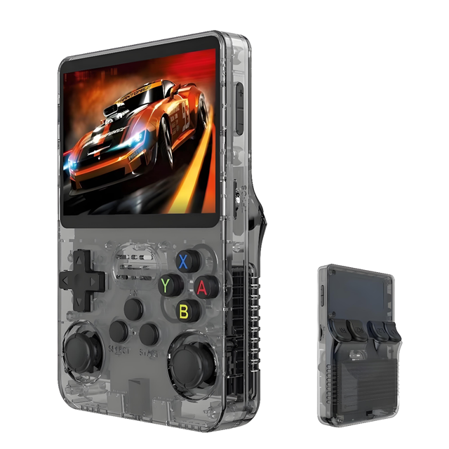 GBE R36S Vintage Retro Handheld Gaming Console 64G Card Arkos OS 3500mAh Battery 640x480 3.5-Inch IPS Screen 13 Emulator Game