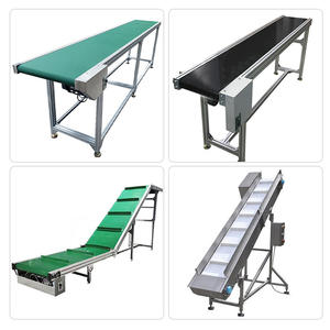 Küçük Ölçekli Gıda Dükkanları İçin Kauçuk Bantlı ve Rulmanlı Mobil Elektrikli Bantlı Konveyör Yeni - Product Image 1