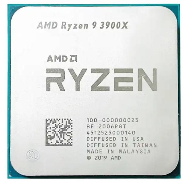 Original New CPU AMD 105W 16 Core Socket AM4 R9 3900X 3950X 7950X Tray and Box CPU AMD CPU Processor