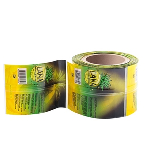 <span class=keywords><strong>Film</strong></span> de rouleau de manchon thermorétractable d'emballage en plastique étanche à l'humidité à motif personnalisé pour le corps de bouteille de boisson - Product Image 1