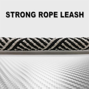 Correa de cuerda corta para perros, asa acolchada de fácil Control para entrenamiento de escalada, caminar y guiar ciegos - Product Image 2