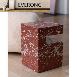 Tavolino da Caffè di Lusso Moderno con Design Curvo in Marmo Naturale per Arredamento Casa e Soggiorno - Product Image 1