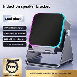 Nuevo Altavoz Inalámbrico con Sensor, Soporte de Escritorio para Teléfono con Luz Ambiental, Altavoz Bluetooth - Product Image 2