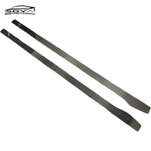 W205 C Class Chất Lượng Cao Sợi Carbon SD Phong Cách Bên Váy Bên Bumper Lip Cho Mercedes Benz W205 C Class C63 C43 - Product Image 5