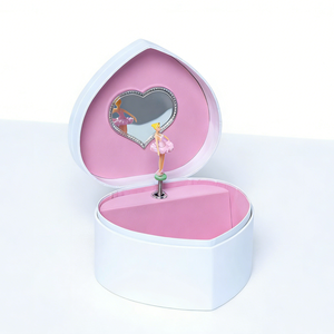Pure White Dance Ballerina Wooden Musical <strong>Jewellery</strong> <strong>Box</strong> Joyero Caja Musical Jewelry Storage <strong>Music</strong> <strong>Box</strong> for Girls Gift - Product Image 3
