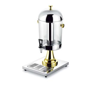 Dispensador profesional de jugo de acero inoxidable de 8 litros Uso comercial ultragrande Jarra de infusión de frutas de té Hoteles Restaurantes - Product Image 3