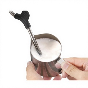 Macchina per Caffè Espresso 15-20 Bar - Acciaio Inox, Manometro, Compatibile con Montalatte, per Casa e Piccoli Caffè, Facile da Usare - Product Image 3