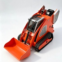Mini-chargeuse sur chenilles en caoutchouc de petite taille, moteur à essence Runtong 11,5 CV, capacité de levage 200 kg, vitesse 0-6 km/h, pour travaux agricoles et de construction 1