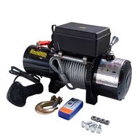 Treuil électrique 12V 4500lbs pour ATV, UTV, tout-terrain, avec télécommande sans fil, câble en acier de 10m pour camion, remorque, SUV, Jeep