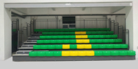 Système de sièges télescopiques électriques et manuels rétractables, autres produits sportifs et de divertissement pour les tribunes intérieures