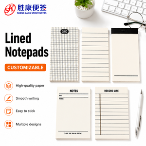 Custom Grid Lined Thickened Self Adhesive Sticky Notes Removable <b>Memo</b> <b>Pad</b> Smooth Writing Multi Layout Notepad For Office Home St - Product Image 1