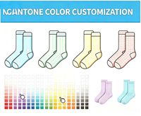 Chaussettes de course personnalisées pour jeunes - Chaussettes de compression antidérapantes et anti-ampoules avec option de marque privée