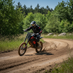 Moto Cross Électrique 3000W Tout-Terrain Homologuée CE, Vitesse 100km/h - Product Image 3