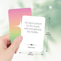 Cartes d'affirmation religieuses inspirantes et positives avec versets bibliques imprimés sur mesure – Cadeaux chrétiens encourageants – Jeu de cartes bibliques