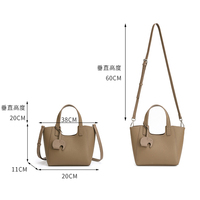 Sac bandoulière en cuir pleine fleur Mingkou grande capacité imperméable minimaliste discret pour femme, idéal pour les voyages et le quotidien
