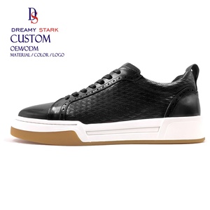 Dreamy Strark New Custom Men Luxury <b>Leather</b> <b>Sneakers</b> Casual Shoes <b>Leather</b> Breathable Shoes Men Outdoor Sports Shoes for Men - Product Image 4