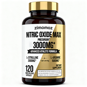 Précurseur d'<span class=keywords><strong>oxyde</strong></span> <span class=keywords><strong>nitrique</strong></span> Max 3000mg L-Arginine L-<span class=keywords><strong>Citrulline</strong></span> Formule avancée pour athlètes Libération rapide Capsules naturelles Entraînement adulte - Product Image 1