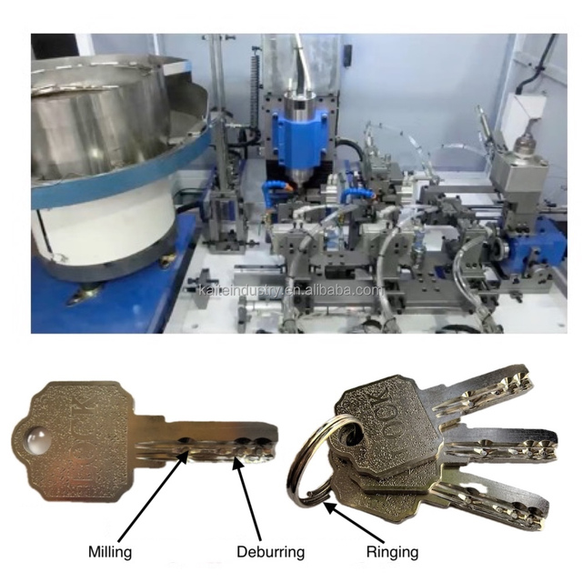 Key Making Machine Automatic Multi Station Spot Key Combination Milling Machine