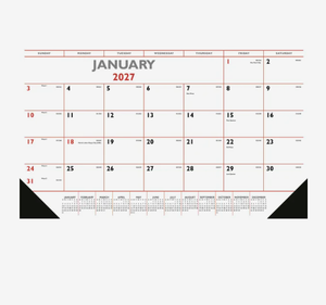 Calendriers de bureau personnalisés avec logo imprimé et coins en vinyle – Édition 2026 – Cadeau promotionnel mensuel – Vente en gros pour entreprises - Product Image 2