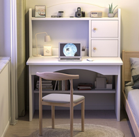 Bureau d'ordinateur bureau de maison étagère de bibliothèque intégrée bureau simple avec bibliothèque combinaison chambre d'étudiant bureau d'écriture
