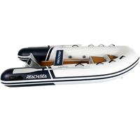 Bateau pneumatique semi-rigide (RHIB/RIB) de 10,5 pieds pour 5 personnes avec compartiment de rangement avant en aluminium étanche, idéal pour la pêche de luxe, fabriqué en Chine, faible MOQ