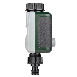 Nuova pianta da giardino automatica IP44 grande schermo verde/grigio 2 porte due prese di controllo indipendente petite timer di irrigazione