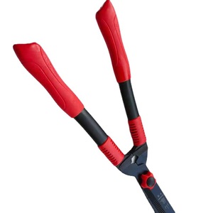 Sécateur de jardin en acier au carbone 30 cm avec manche rouge pour la taille des haies et les travaux d'aménagement paysager - Product Image 3