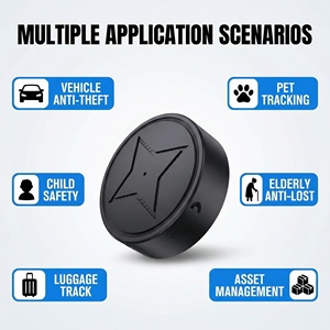 Mini localisateur GPS en temps réel anti-perte avec surveillance audio, contrôle par application et appel d'urgence <span class=keywords><strong>SOS</strong></span> pour enfants et animaux <span class=keywords><strong>de</strong></span> compagnie (plastique) - Product Image 1