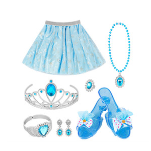 Accesorios de juguete para disfraz de princesa para niñas, juego de <span class=keywords><strong>tocador</strong></span>, juego de rol para niños de 3 a 6 años, regalo Ideal para fiestas de cumpleaños de niñas - Product Image 2