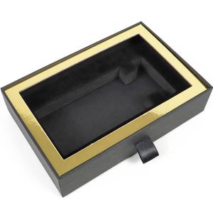 Caja de Muestras de Aceite de Perfume Crown Win Black Essential, Juego de Cajas de Embalaje Personalizadas, Caja de Papel con Cajón Deslizante Plateado Holográfico - Product Image 3