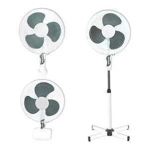 Factory Low MOQ Cheap Price 18 Inch Three In One Industrial Stand Fan Floor Fan With Cross Base 3 In 1 For Mexico